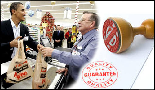 Obama al supermercato
